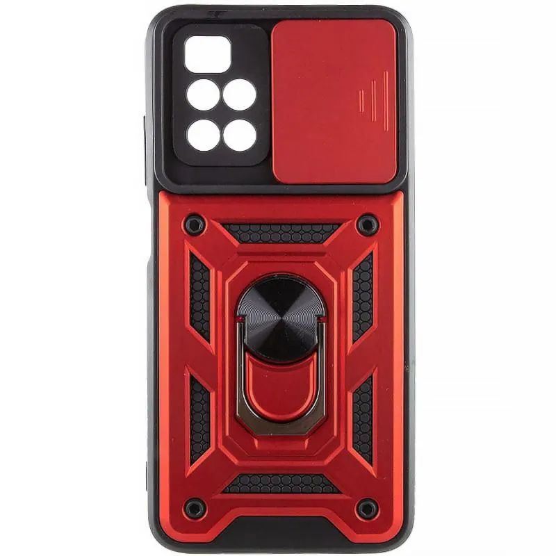 Чохол Ummi Camshield Serge Ring для Xiaomi Redmi 10 Червоний / Red