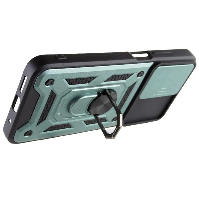 Чохол Ummi Camshield Serge Ring для Xiaomi Redmi 10 Зелений / Green — фото 3