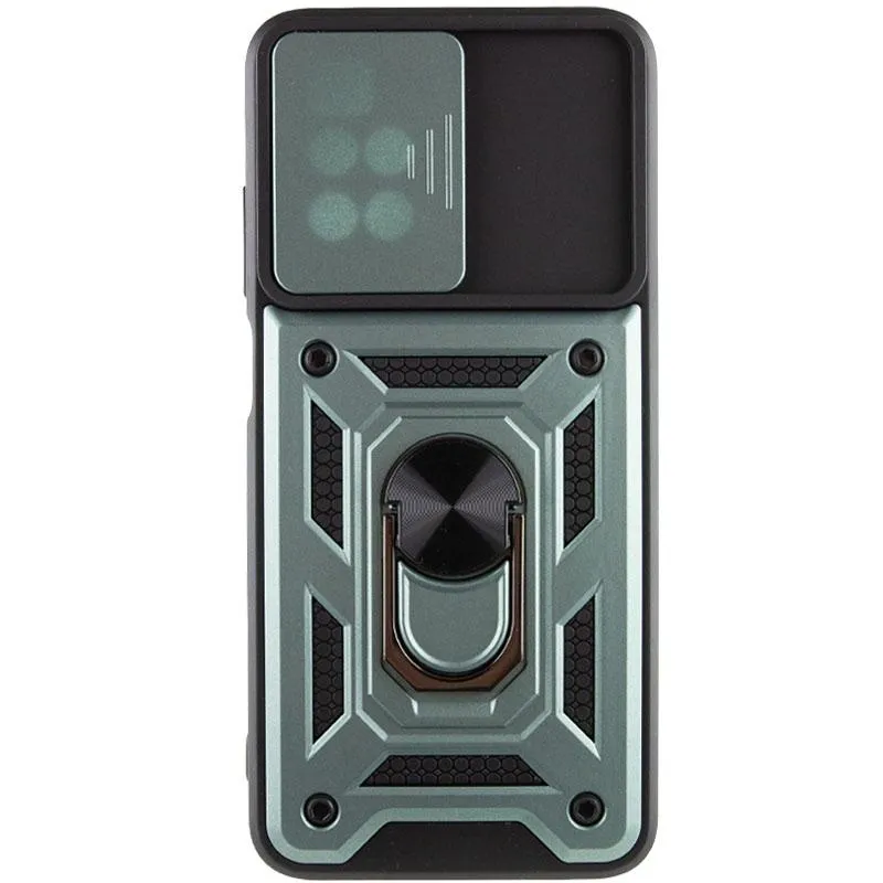 Чохол Ummi Camshield Serge Ring для Xiaomi Redmi 10 Зелений / Green — фото 4