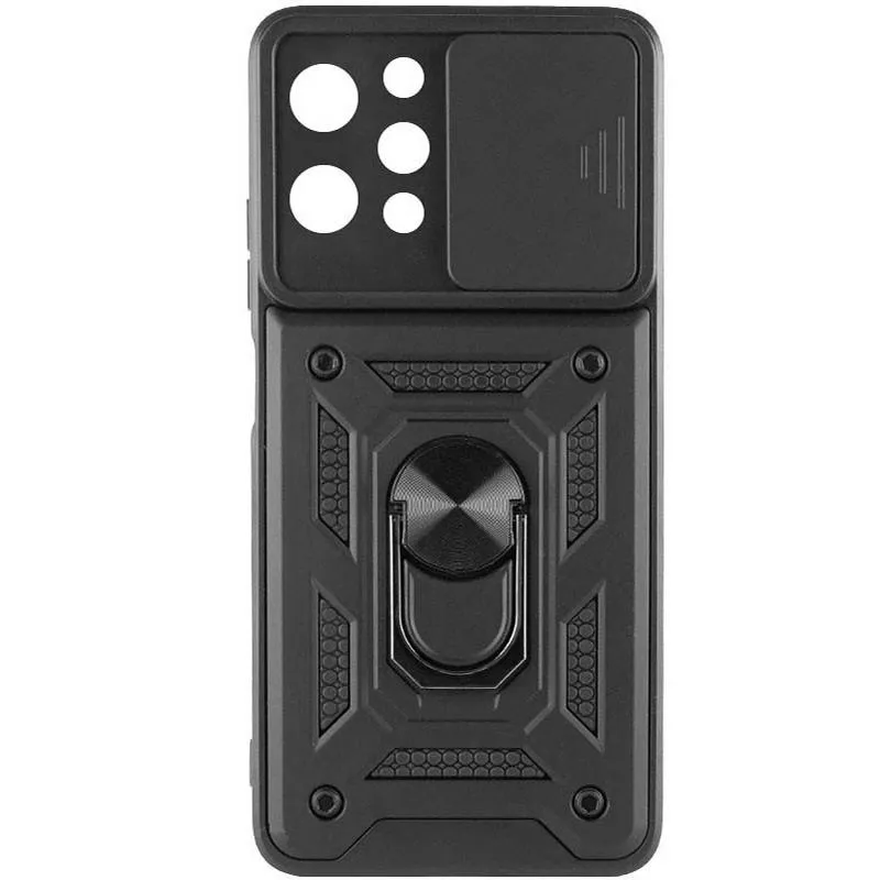 Чохол Ummi Camshield Serge Ring для Xiaomi Redmi 12 / Poco M6 Pro 5G Чорний / Black