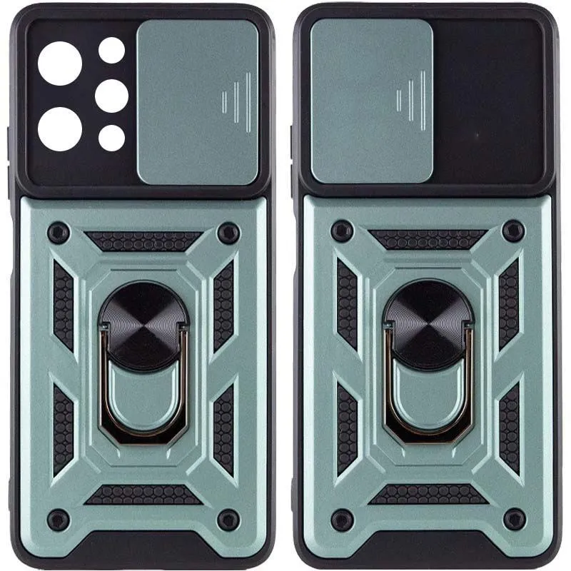 Чохол Ummi Camshield Serge Ring для Xiaomi Redmi 12 / Poco M6 Pro 5G Зелений / Green