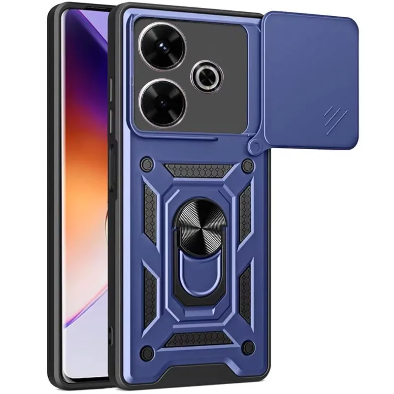 Чохол Ummi Camshield Serge Ring для Xiaomi Redmi 13 4G / Poco M6 4G Синій / Navy