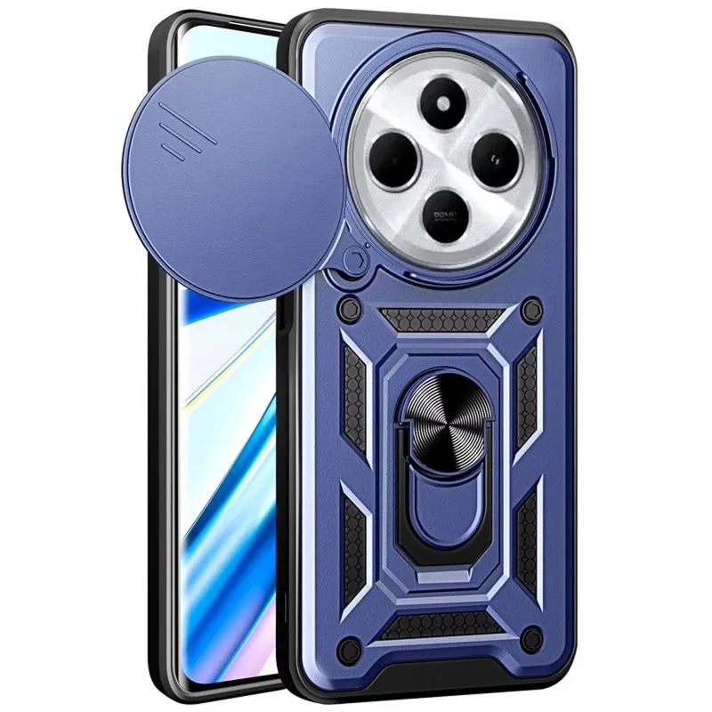Чохол Ummi Camshield Serge Ring для Xiaomi Redmi 14C / 17C / A4 / Poco C75 / M7 5G Синій / Navy