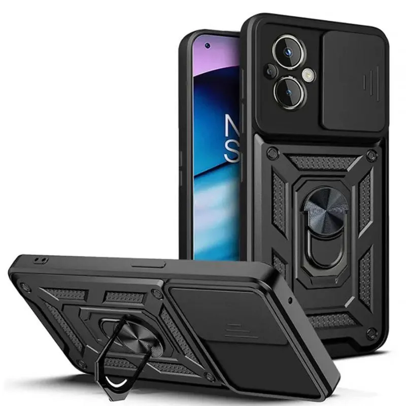 Чохол Ummi Camshield Serge Ring для Xiaomi Poco M5 Чорний / Black