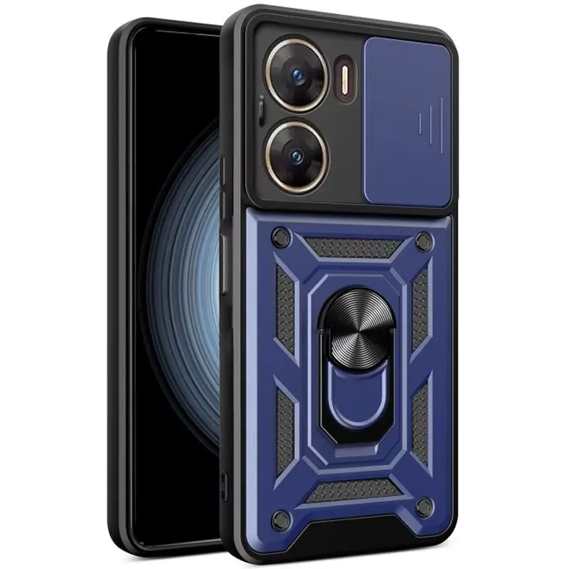 Чохол Ummi Camshield Serge Ring для Xiaomi Poco X7 Pro Синій / Navy