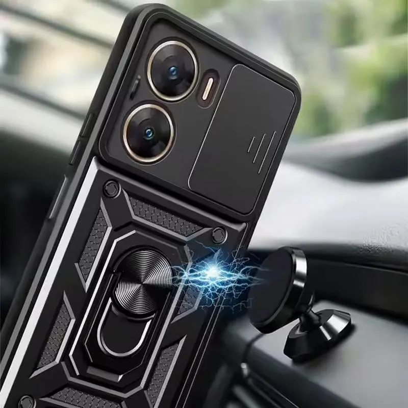 Чохол Ummi Camshield Serge Ring для Xiaomi Poco X7 Pro Чорний / Black — фото 4