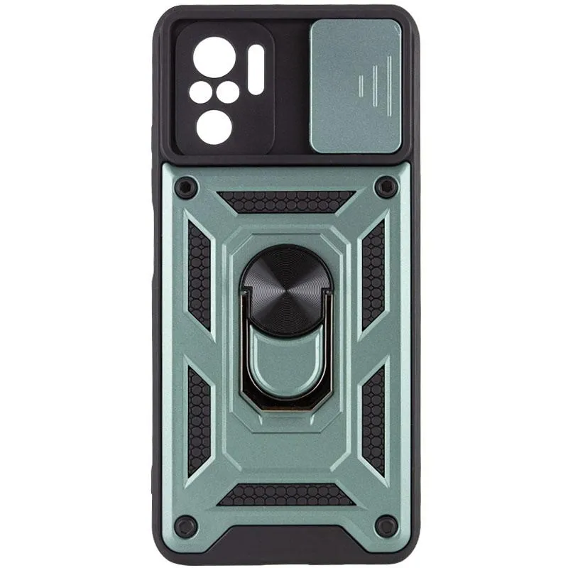 Чохол Ummi Camshield Serge Ring для Xiaomi Redmi Note 10 / Note 10s / Poco M5s Зелений / Green