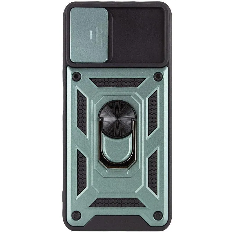 Чохол Ummi Camshield Serge Ring для Xiaomi Redmi Note 10 / Note 10s / Poco M5s Зелений / Green — фото 2