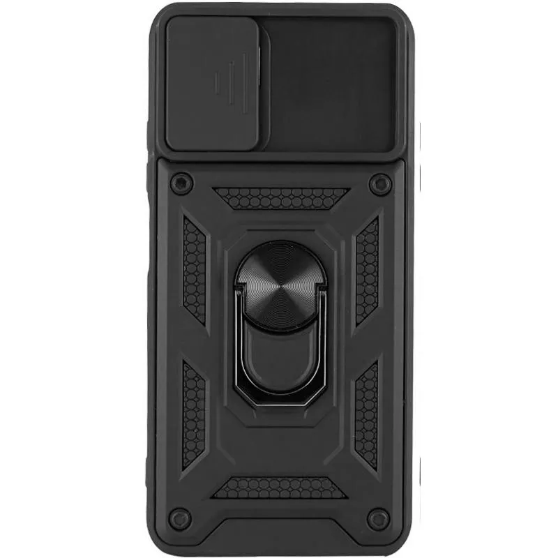 Чохол Ummi Camshield Serge Ring для Xiaomi Redmi Note 10 / Note 10s / Poco M5s Чорний / Black — фото 3