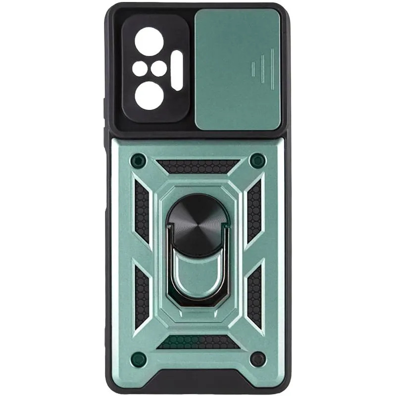 Чохол Ummi Camshield Serge Ring для Xiaomi Redmi Note 10 Pro / 10 Pro Max Зелений / Green