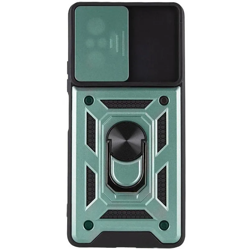 Чохол Ummi Camshield Serge Ring для Xiaomi Redmi Note 10 Pro / 10 Pro Max Зелений / Green — фото 2