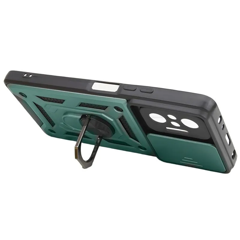 Чохол Ummi Camshield Serge Ring для Xiaomi Redmi Note 10 Pro / 10 Pro Max Зелений / Green — фото 3