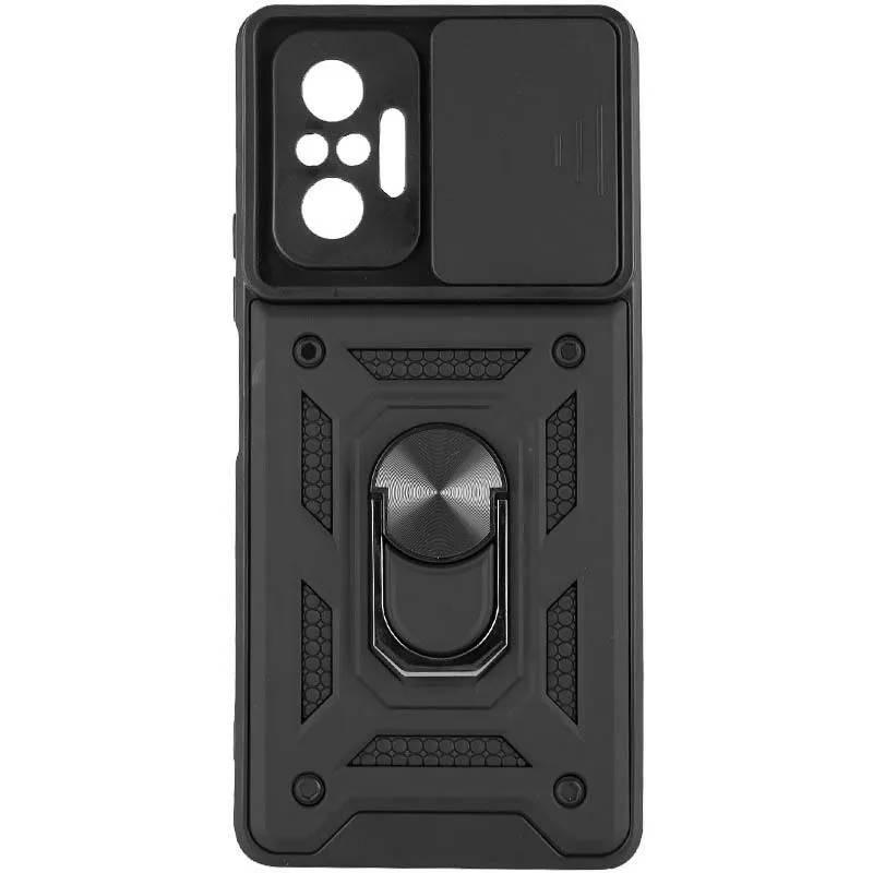 Чохол Ummi Camshield Serge Ring для Xiaomi Redmi Note 10 Pro / 10 Pro Max Чорний / Black