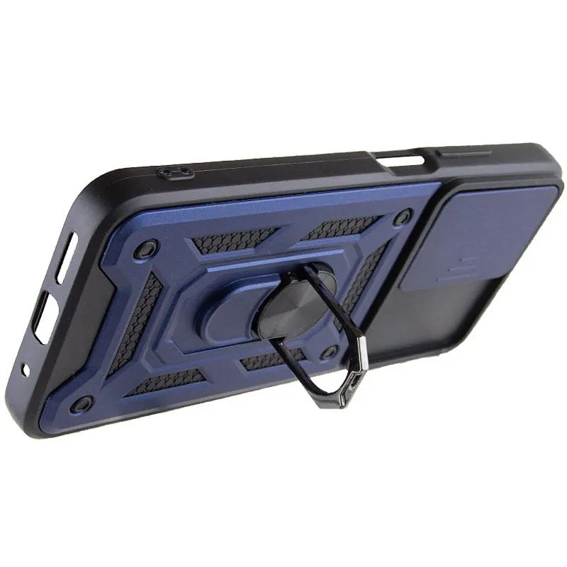 Чохол Ummi Camshield Serge Ring для Xiaomi Redmi Note 11 / Note 11S Синій / Navy — фото 5