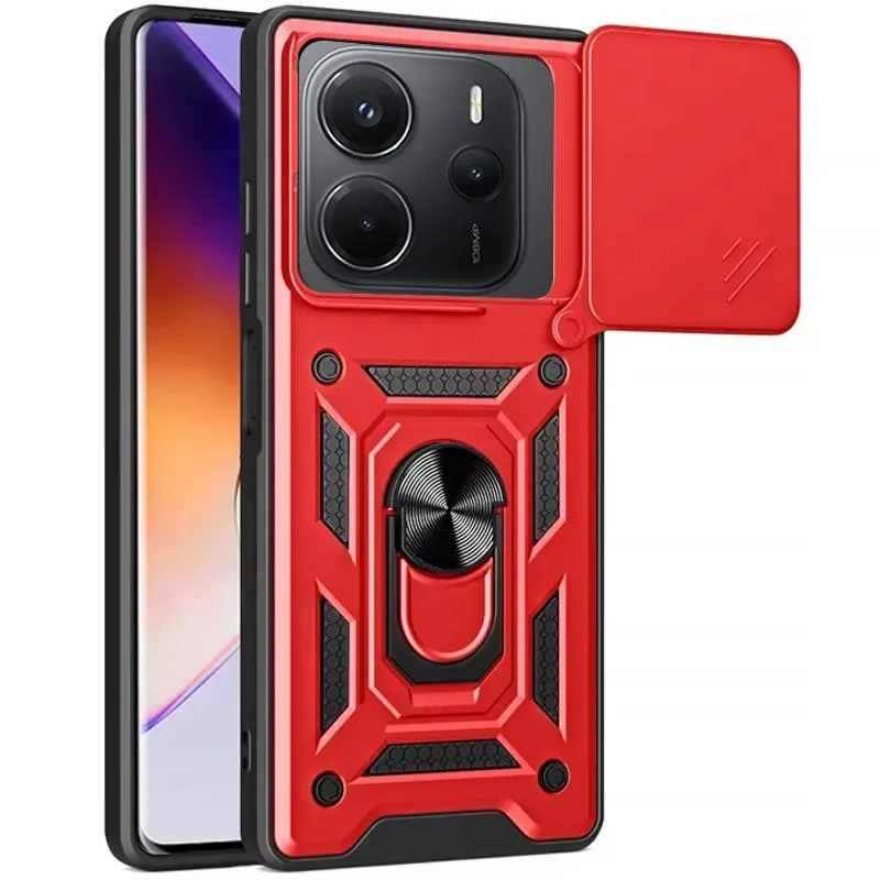 Чохол Ummi Camshield Serge Ring для Xiaomi Redmi Note 14 4G Червоний / Red