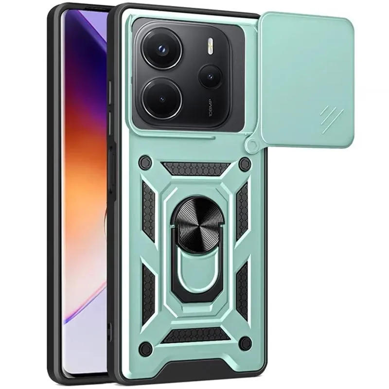Чохол Ummi Camshield Serge Ring для Xiaomi Redmi Note 14 4G Зелений / Green