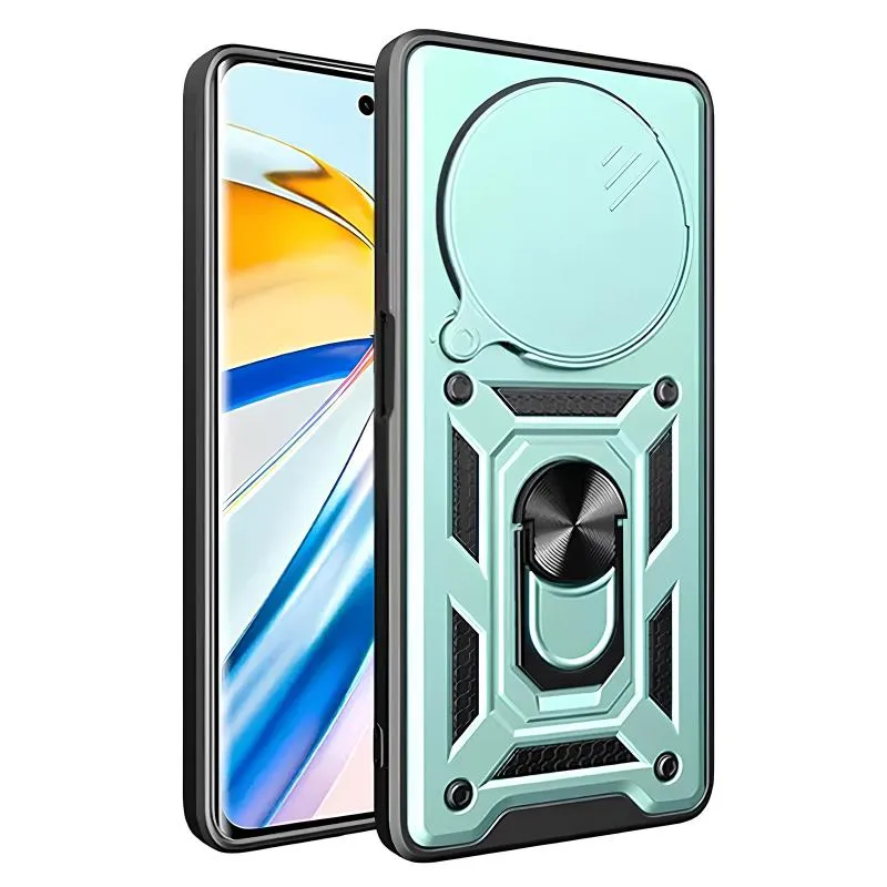 Чохол Ummi Camshield Serge Ring для Xiaomi Redmi Note 14 Pro+ Зелений / Green — фото 3