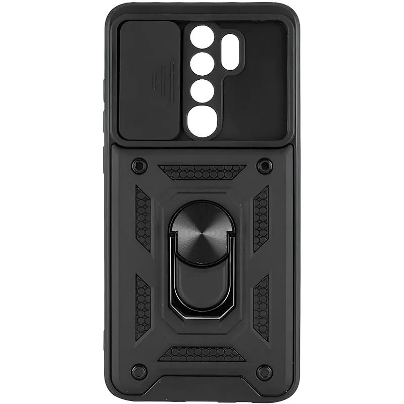Чохол Ummi Camshield Serge Ring для Xiaomi Redmi Note 8 Pro Чорний / Black