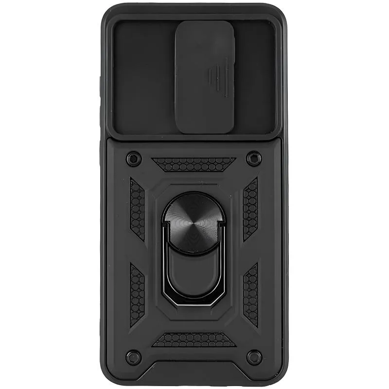Чохол Ummi Camshield Serge Ring для Xiaomi Redmi Note 8 Pro Чорний / Black — фото 3