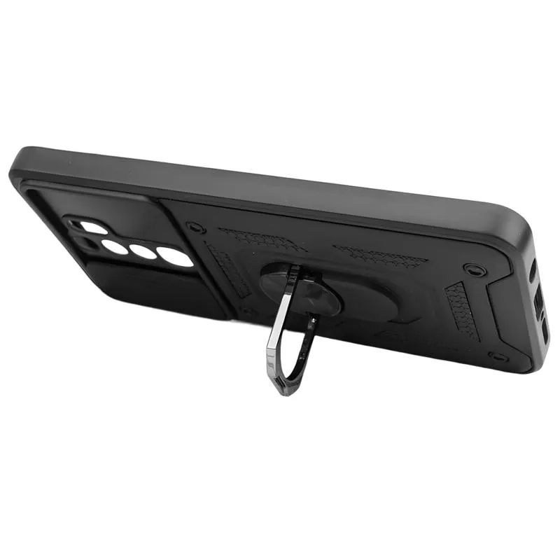 Чохол Ummi Camshield Serge Ring для Xiaomi Redmi Note 8 Pro Чорний / Black — фото 4