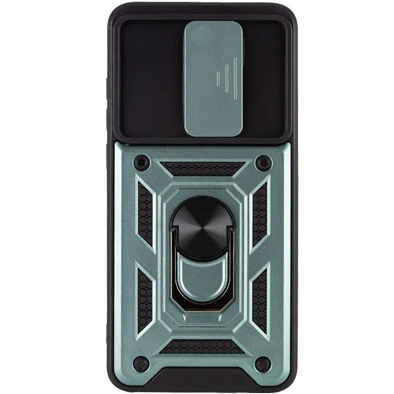 Чохол Ummi Camshield Serge Ring для Xiaomi Redmi Note 8 Pro Зелений / Green — фото 3