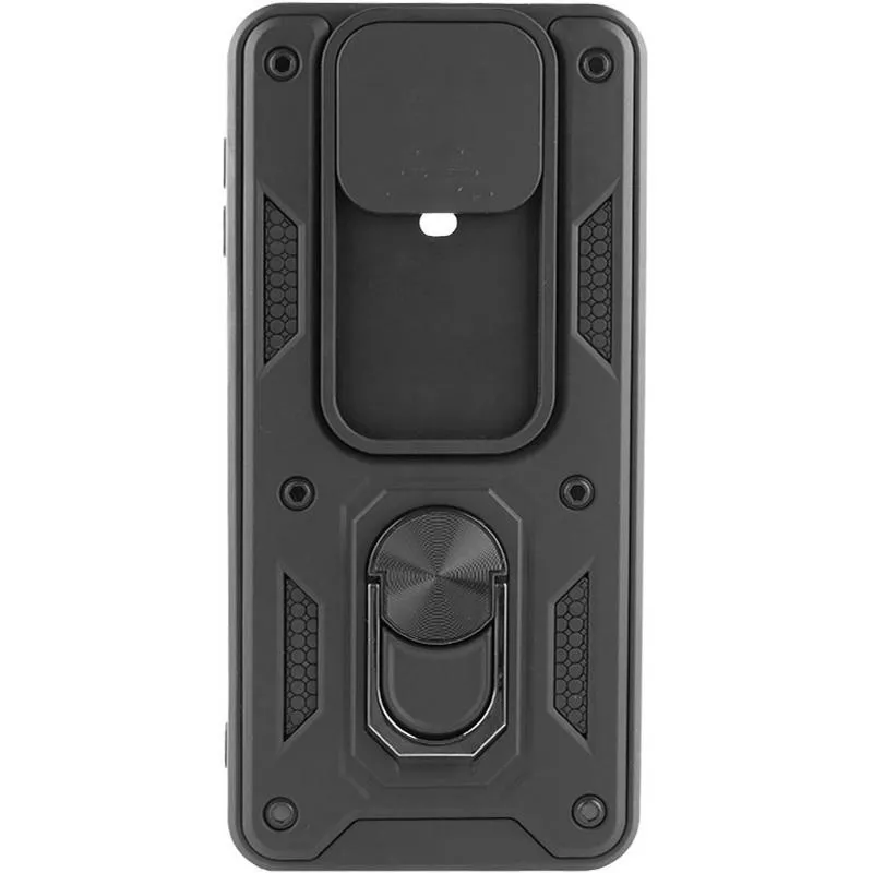 Чохол Ummi Camshield Serge Ring для Xiaomi Redmi Note 9s / Note 9 Pro / 9 Pro Max Чорний / Black — фото 3