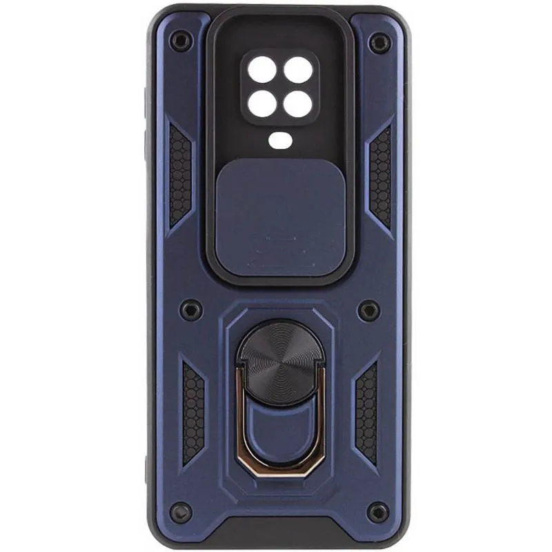 Чохол Ummi Camshield Serge Ring для Xiaomi Redmi Note 9s / Note 9 Pro / 9 Pro Max Синій / Navy