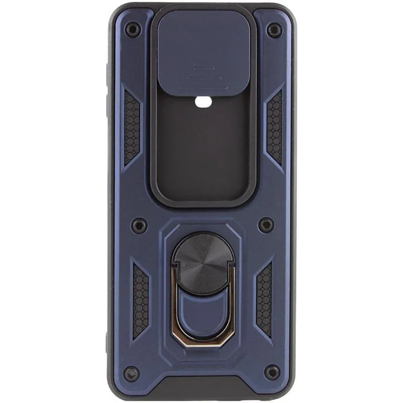 Чохол Ummi Camshield Serge Ring для Xiaomi Redmi Note 9s / Note 9 Pro / 9 Pro Max Синій / Navy — фото 3