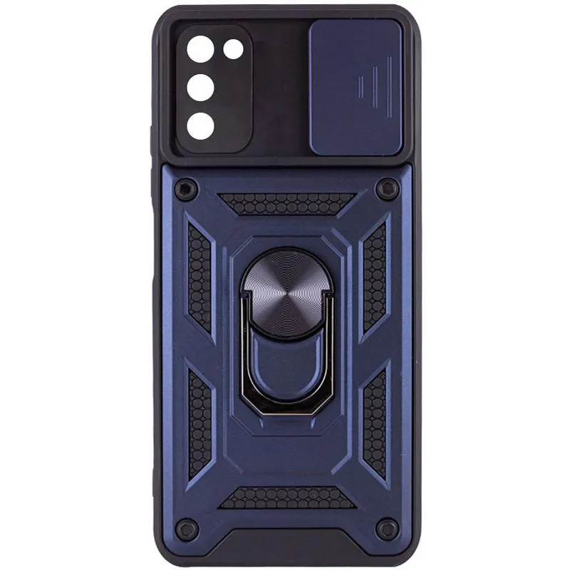 Чохол Ummi Camshield Serge Ring для Samsung Galaxy A03s Синій / Navy