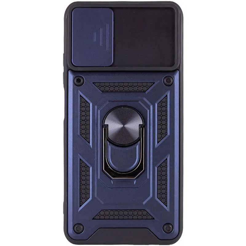 Чохол Ummi Camshield Serge Ring для Samsung Galaxy A03s Синій / Navy — фото 3