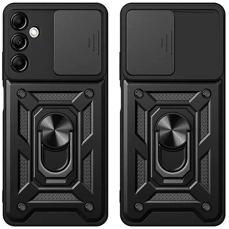 Чохол Ummi Camshield Serge Ring для Samsung Galaxy A05s Чорний / Black — фото 3