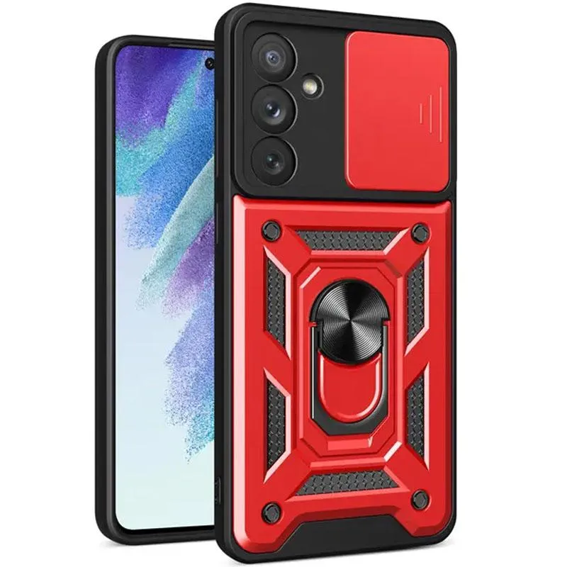 Чохол Ummi Camshield Serge Ring для Samsung Galaxy A55 Червоний / Red