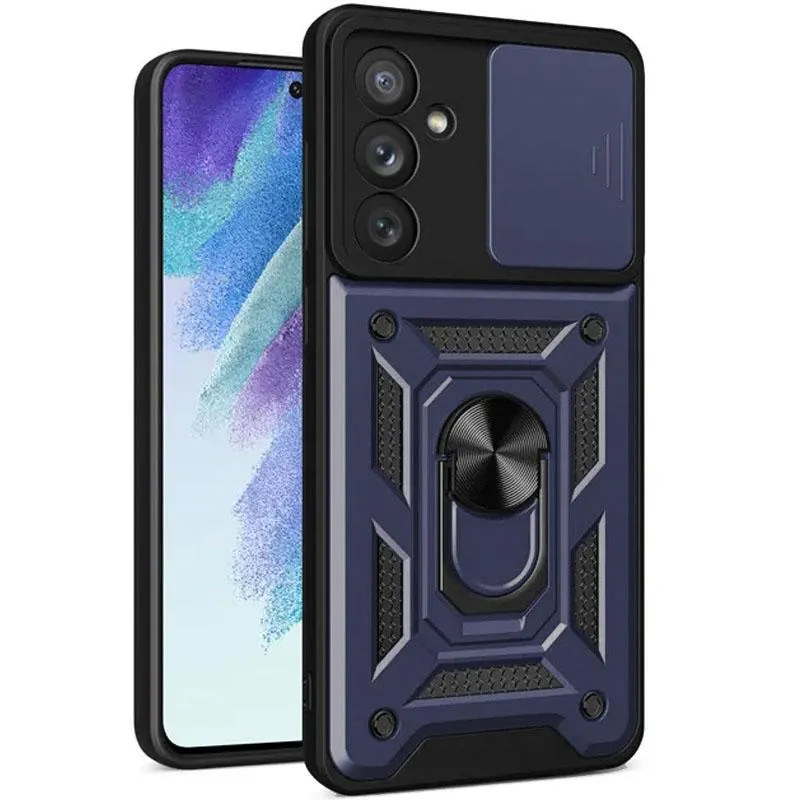 Чохол Ummi Camshield Serge Ring для Samsung Galaxy A55 Синій / Navy
