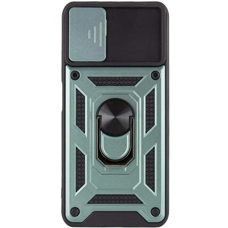 Чохол Ummi Camshield Serge Ring для Xiaomi Poco M4 Pro 5G Зелений / Green — фото 2