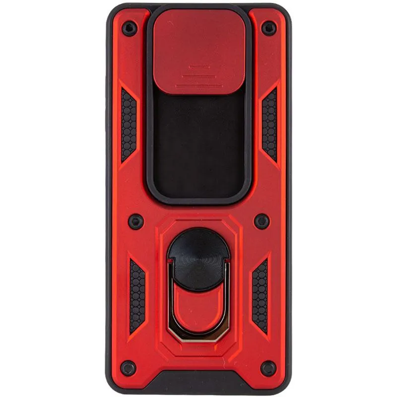 Чохол Ummi Camshield Serge Ring для Xiaomi Poco X3 NFC / Poco X3 Pro Червоний / Red — фото 2
