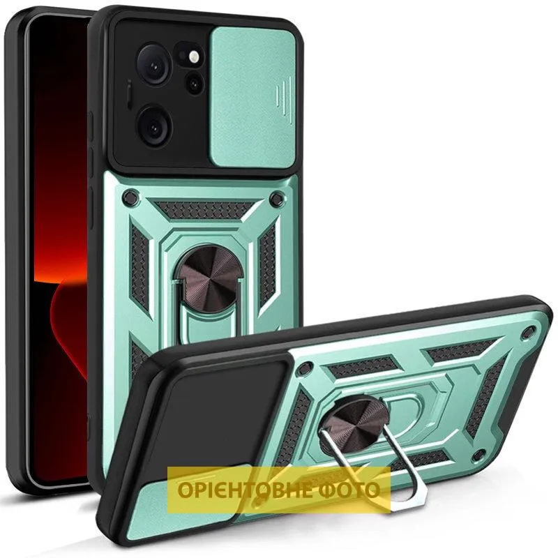 Чохол Ummi Camshield Serge Ring для Xiaomi Poco X6 / Note 13 Pro 5G Зелений / Green
