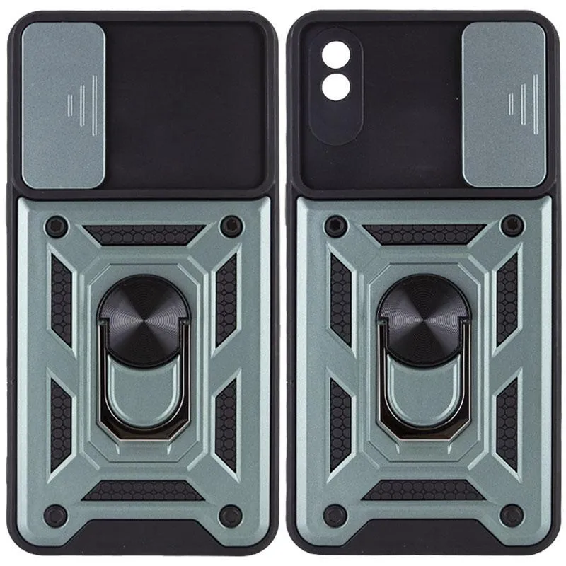 Чохол Ummi Camshield Serge Ring для Xiaomi Redmi 9A Зелений / Green