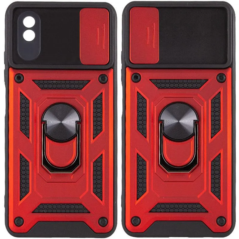 Чохол Ummi Camshield Serge Ring для Xiaomi Redmi 9A Червоний / Red