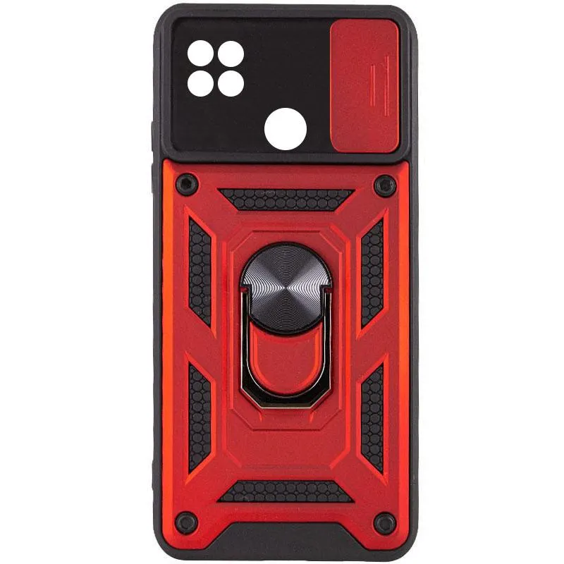 Чохол Ummi Camshield Serge Ring для Xiaomi Redmi 9C / Redmi 10A Червоний / Red