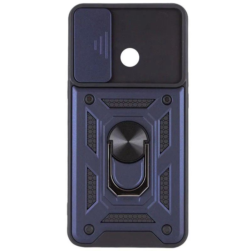 Чохол Ummi Camshield Serge Ring для Xiaomi Redmi 9C / Redmi 10A Синій / Navy — фото 2