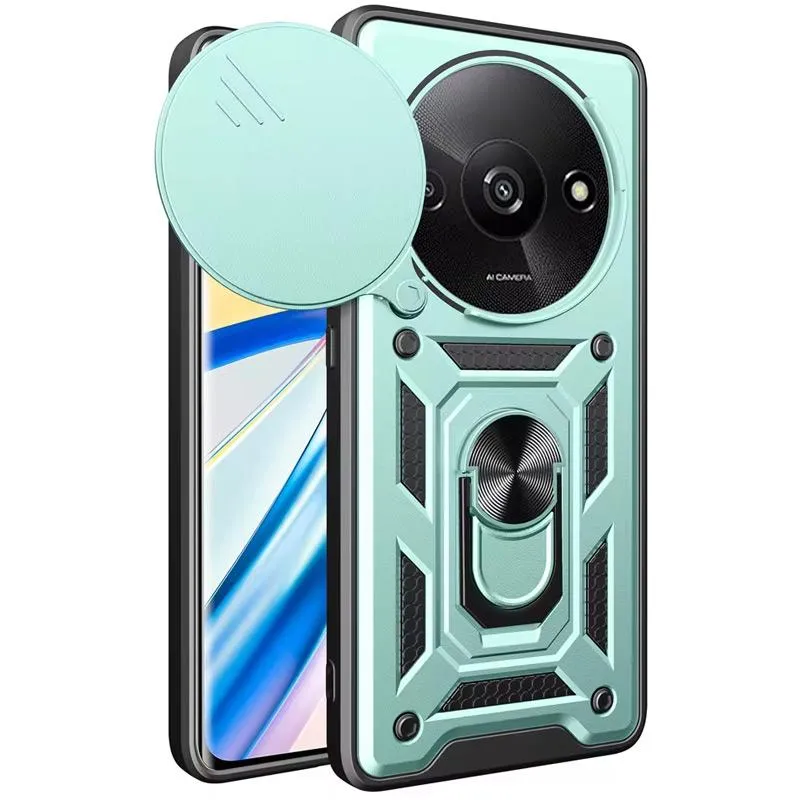 Чохол Ummi Camshield Serge Ring для Xiaomi Redmi A3 / A3x Зелений / Green