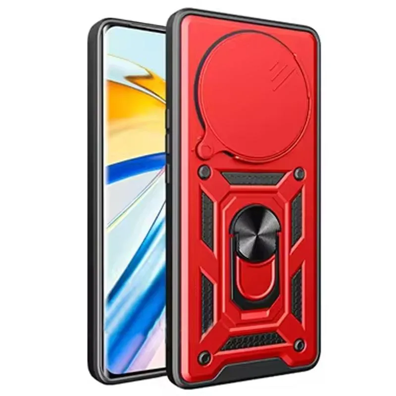 Чохол Ummi Camshield Serge Ring для Xiaomi Redmi A3 / A3x Червоний / Red — фото 3