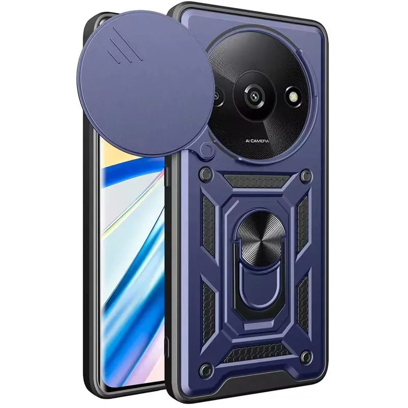 Чохол Ummi Camshield Serge Ring для Xiaomi Redmi A3 / A3x Синій / Navy