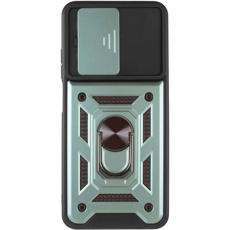 Чохол Ummi Camshield Serge Ring для Xiaomi Redmi A5 / Poco C71 Зелений / Green — фото 4