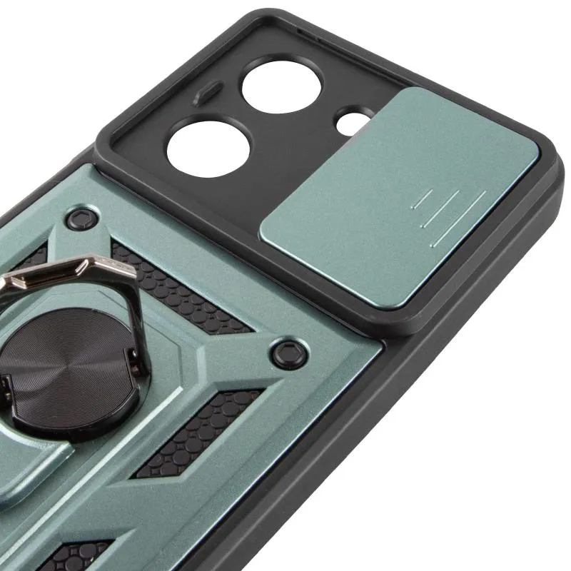 Чохол Ummi Camshield Serge Ring для Xiaomi Redmi A5 / Poco C71 Зелений / Green — фото 6