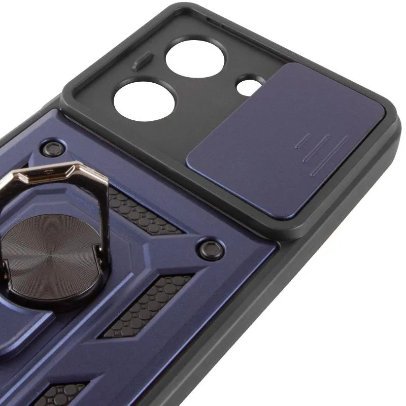 Чохол Ummi Camshield Serge Ring для Xiaomi Redmi A5 / Poco C71 Синій / Navy — фото 5