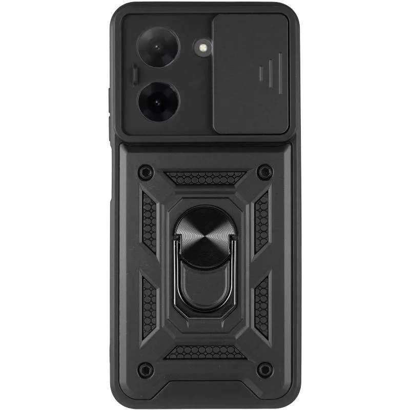 Чохол Ummi Camshield Serge Ring для Xiaomi Redmi A5 / Poco C71 Чорний / Black — фото 2