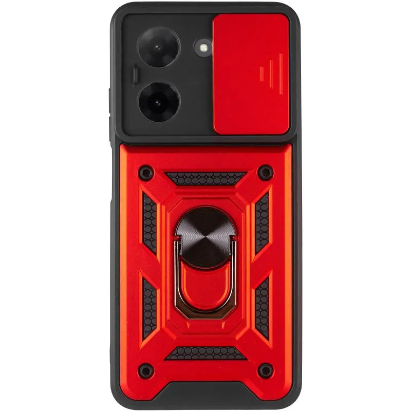 Чохол Ummi Camshield Serge Ring для Xiaomi Redmi A5 Червоний / Red — фото 2