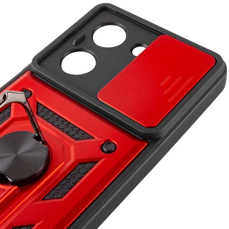 Чохол Ummi Camshield Serge Ring для Xiaomi Redmi A5 Червоний / Red — фото 6
