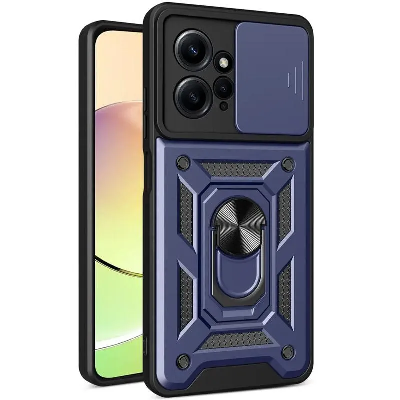 Чохол Ummi Camshield Serge Ring для Xiaomi Redmi Note 12 4G Синій / Navy